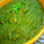 Thogayal (South Indian Coriander Chutney/Accompaniment)