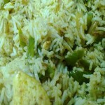 Bell Pepper-Paneer Rice