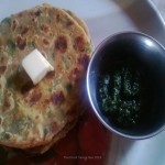 Cabbage Spinach Parantha