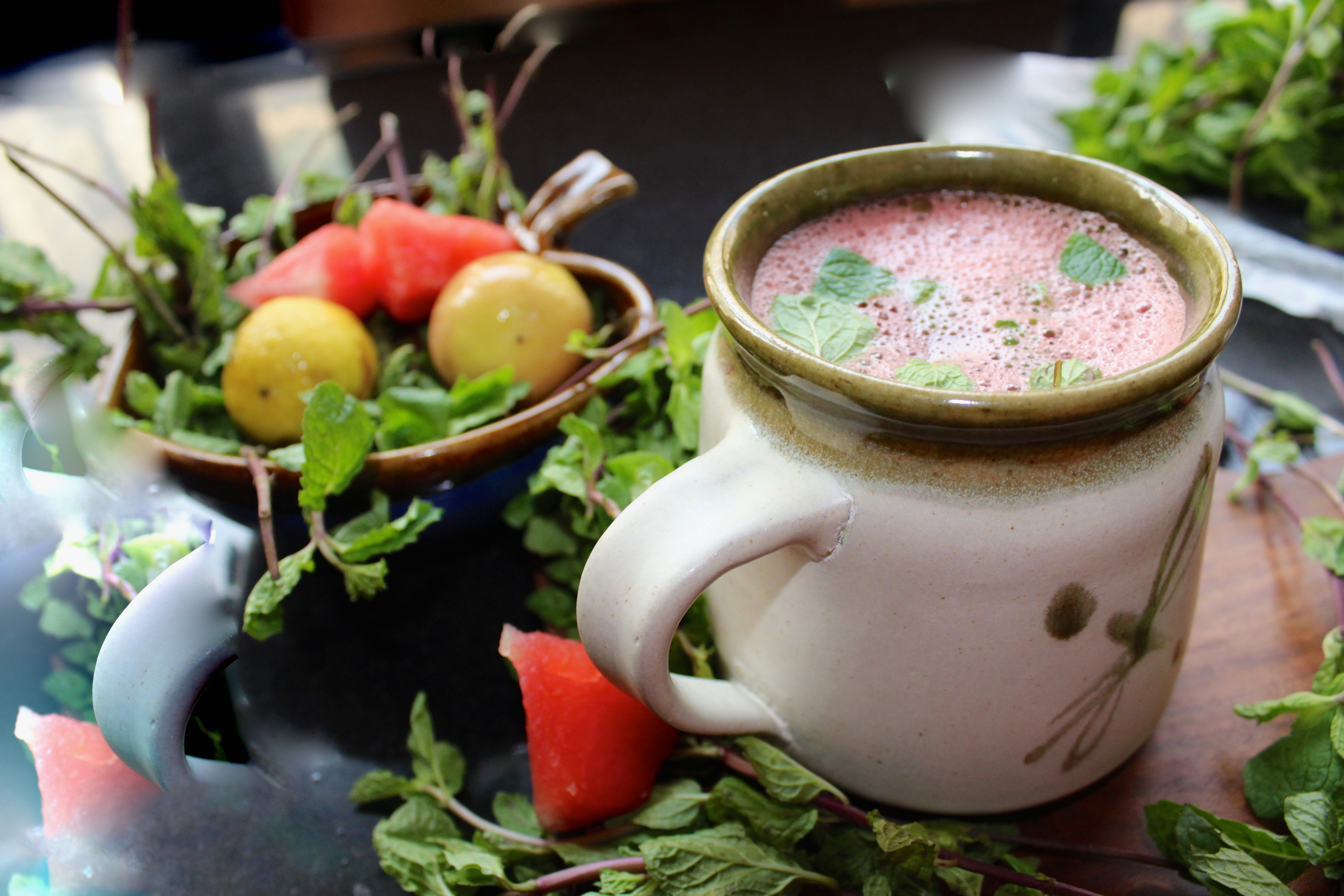 Watermelon and Mint Refresher