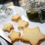 Jelly filled Star Cookies