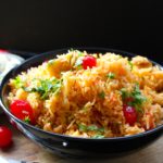 Kashmiri Pulao – Rice pulao with assorted vegetables and fruits