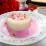 Vanilla Panna Cotta with Java Plum (Jamun) Reduction