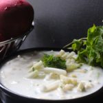 Apple – Cucumber Raita (Crispy Apples and fresh Cucumbers in great tasting Yogurt)