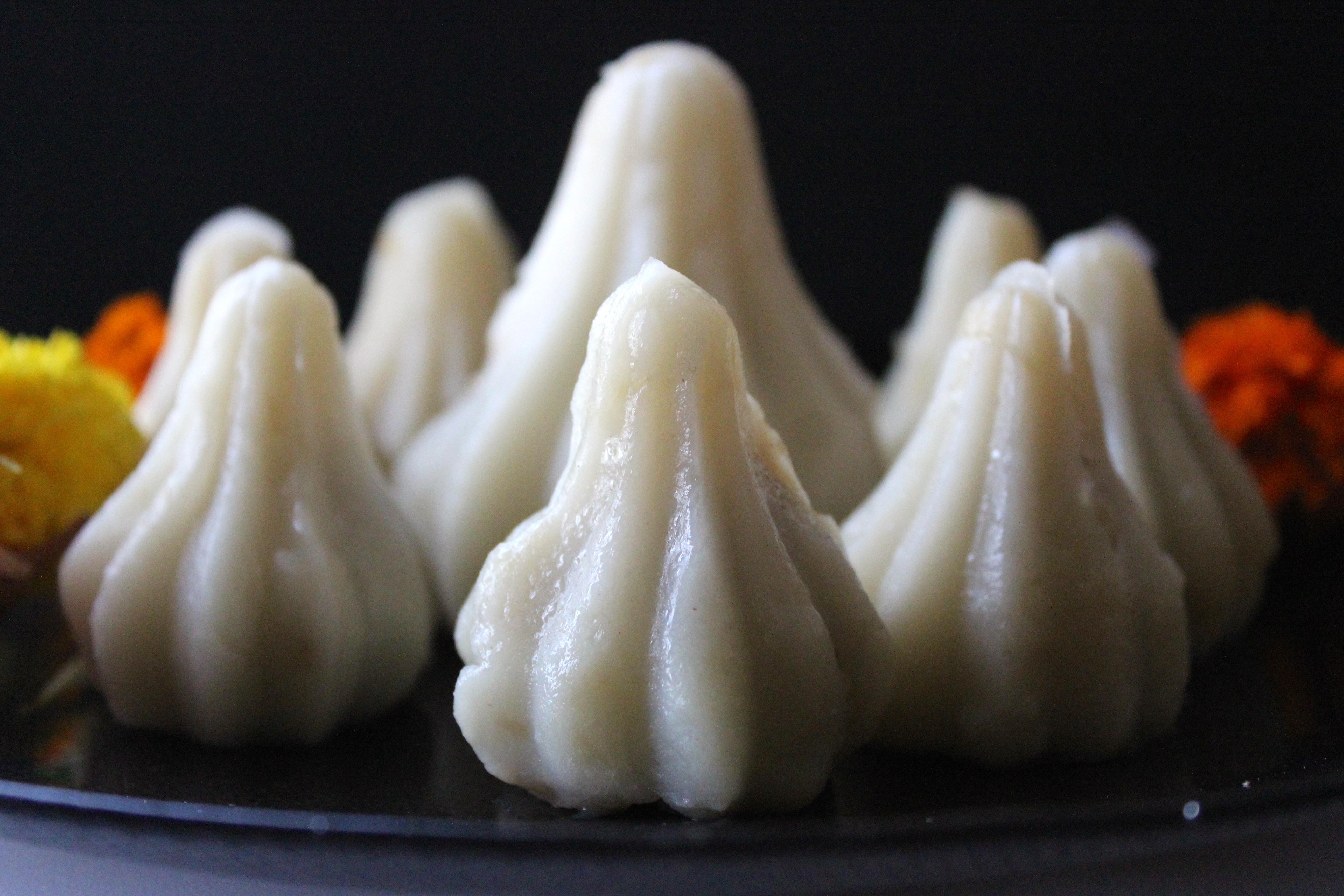 Ukdiche Modak/Rice Flour and Jaggery Dumplings