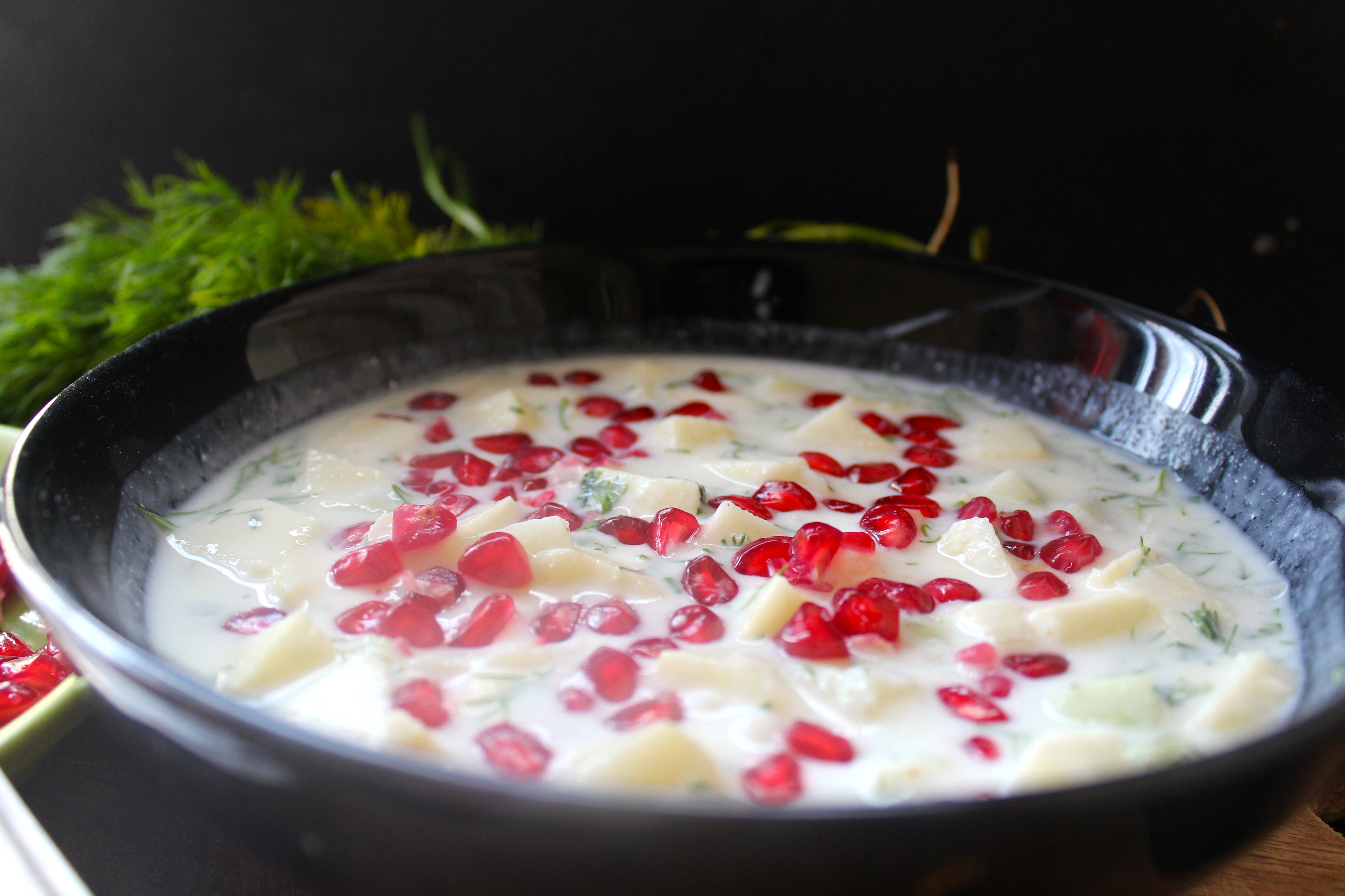 Fruit and Vegetable Dill Raita