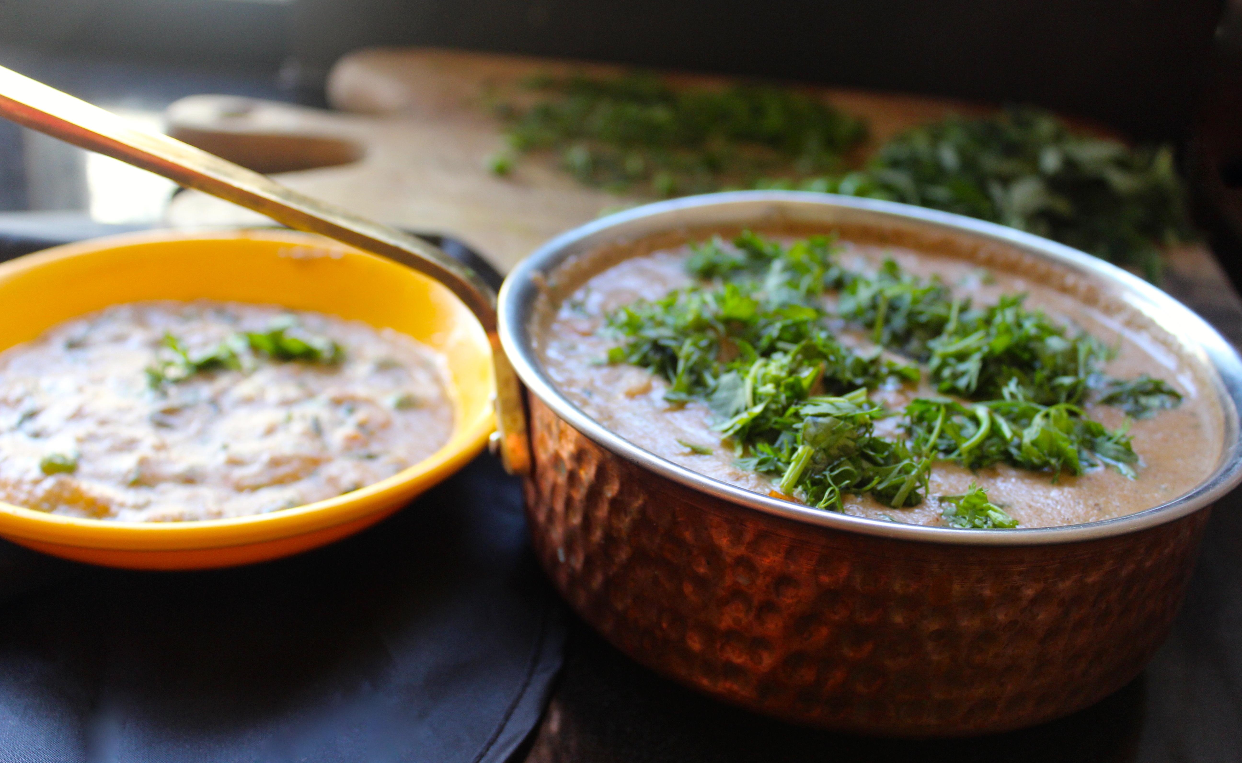 Methi Mutter Malai(a creamy Fenugreek and Peas Curry)