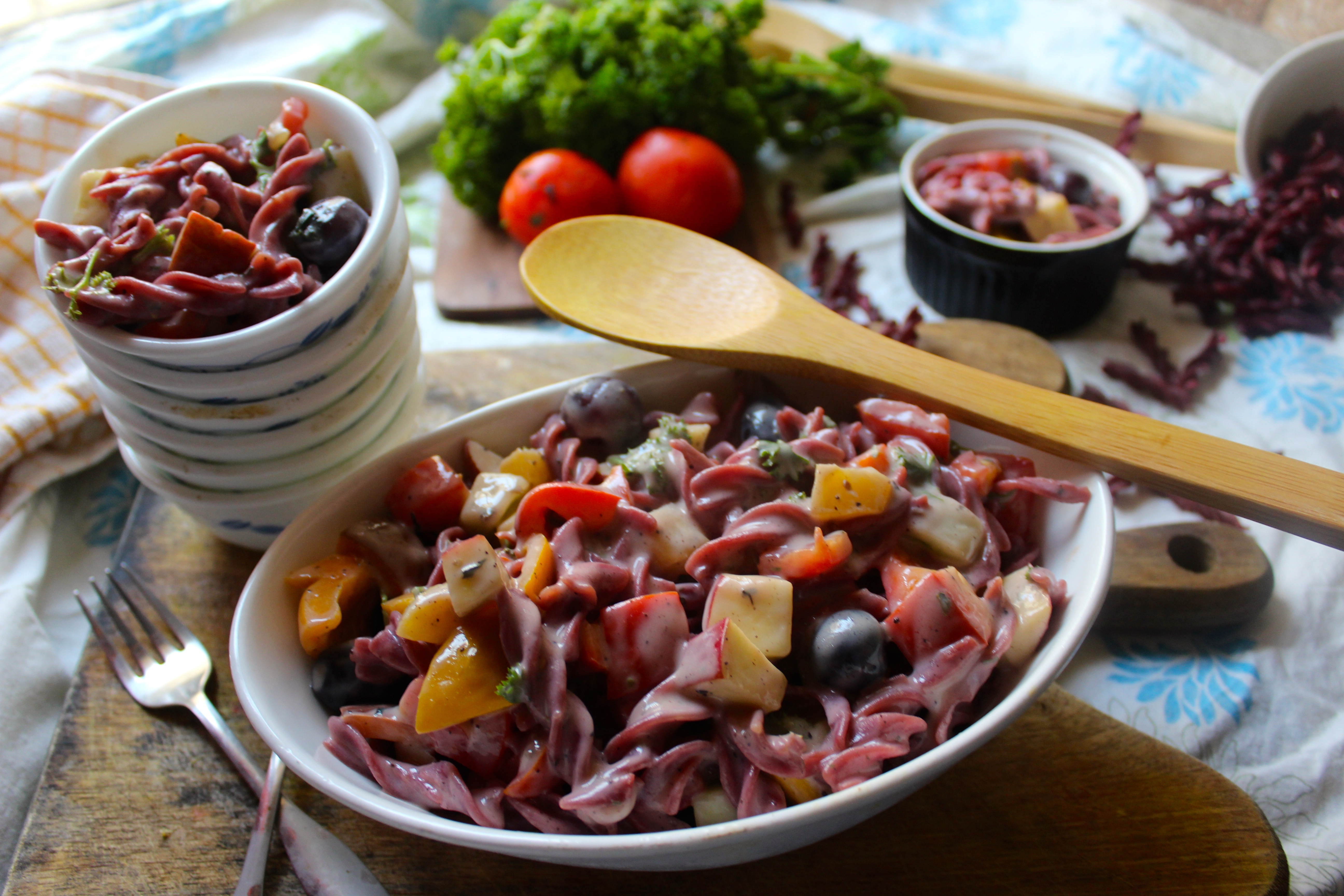 Fruit and Vegetable Summer Pasta Salad