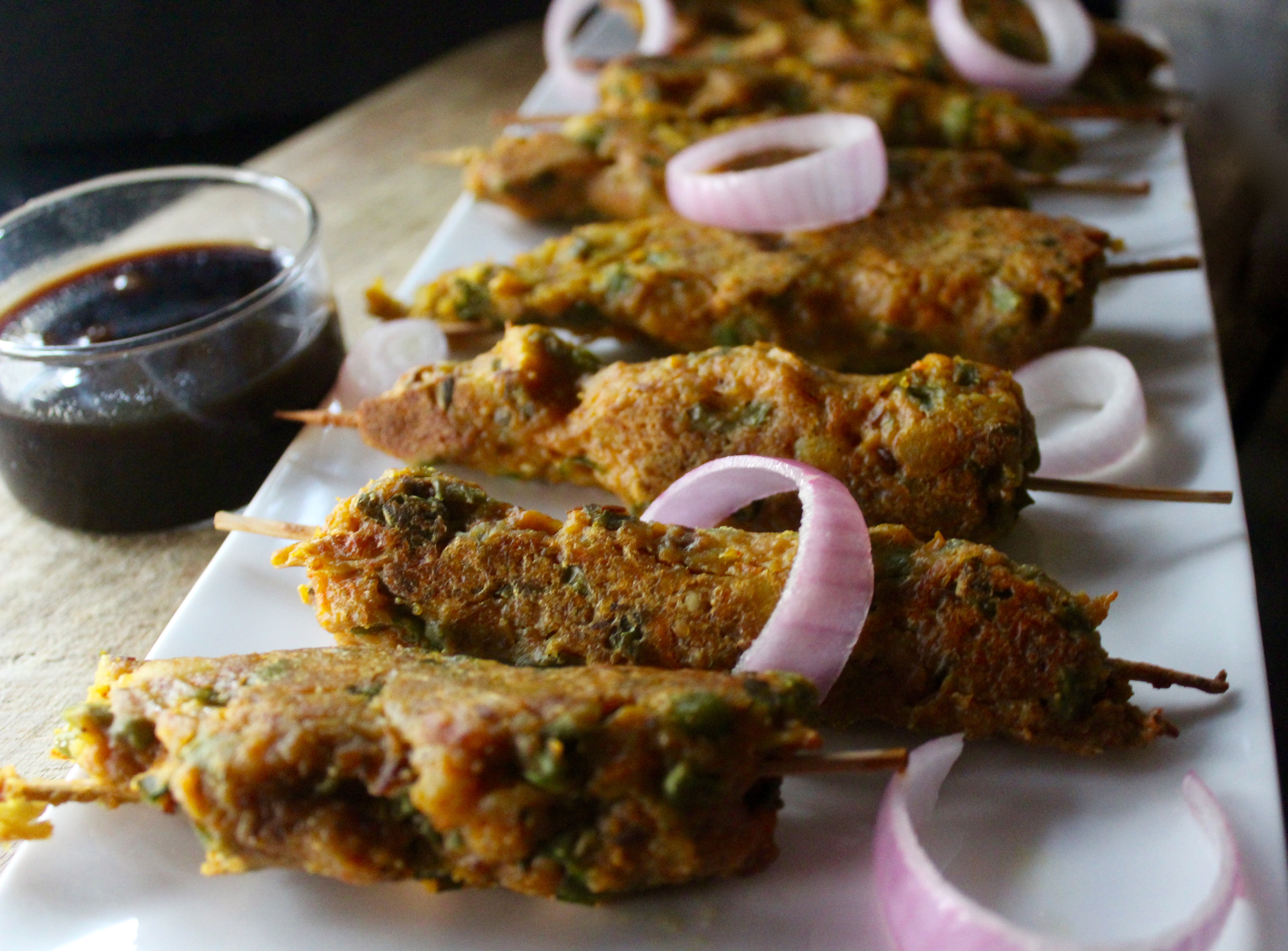 Mixed Vegetable Shahi Seekh Kebabs