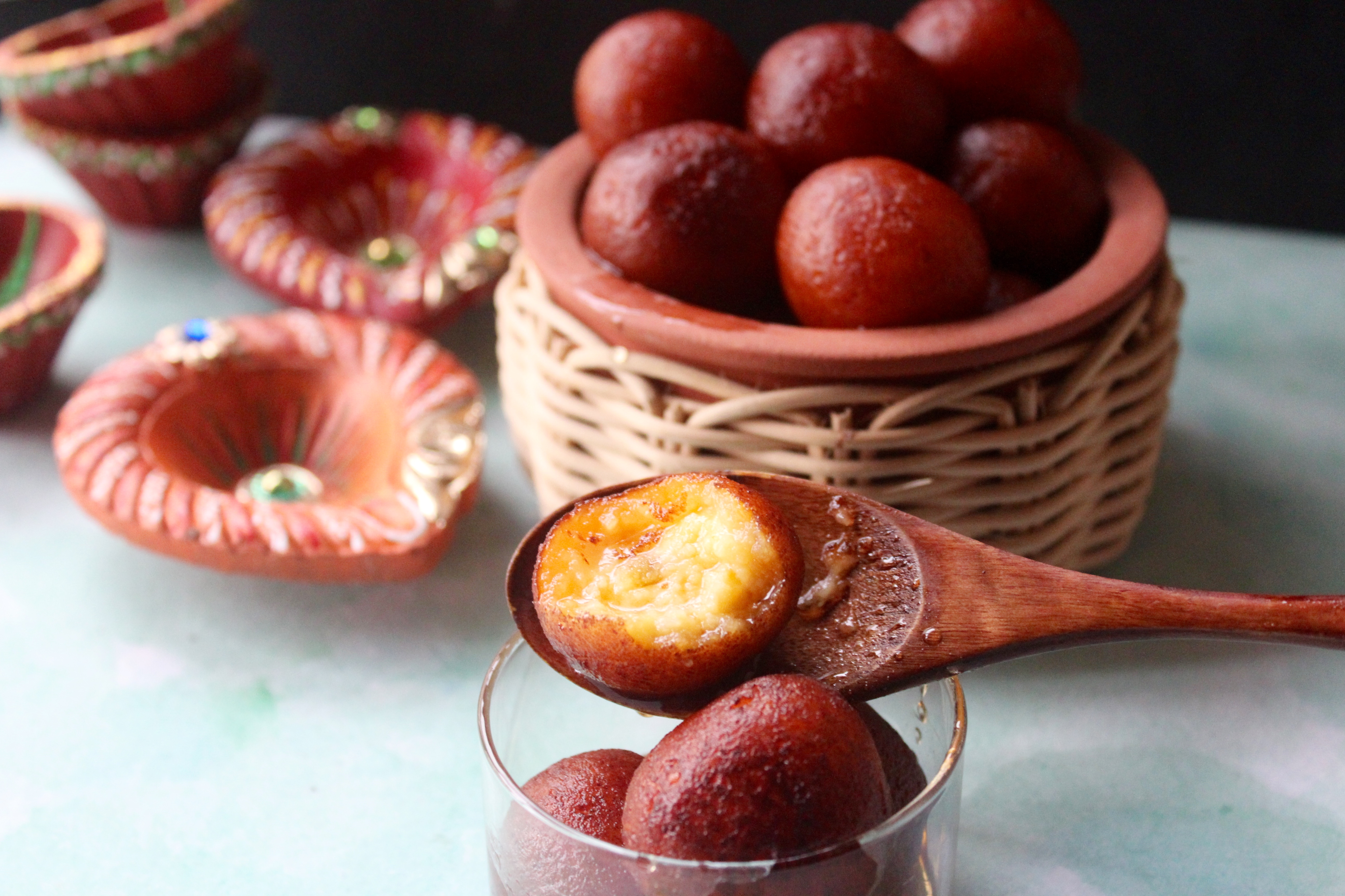 Pineapple Jamun (Gulab Jamun with a fruity twist)