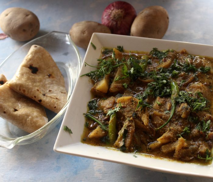 Aloo Palda ( a Himachali Potato Curry)