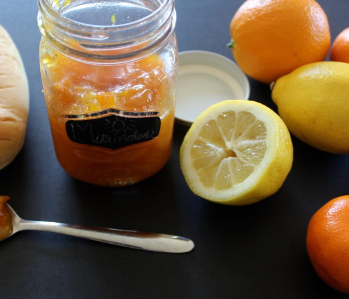 Sunshine Marmalade (Clementine and Lemon Marmalade)