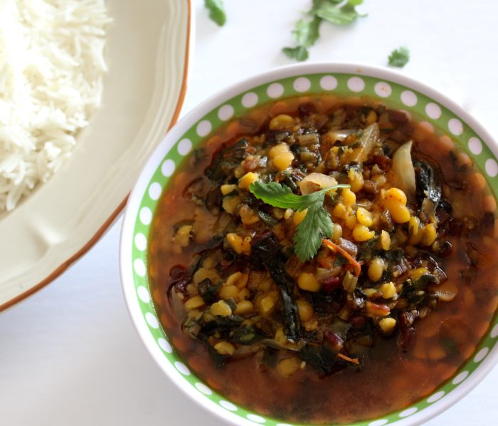 Beet Greens Dal Fry