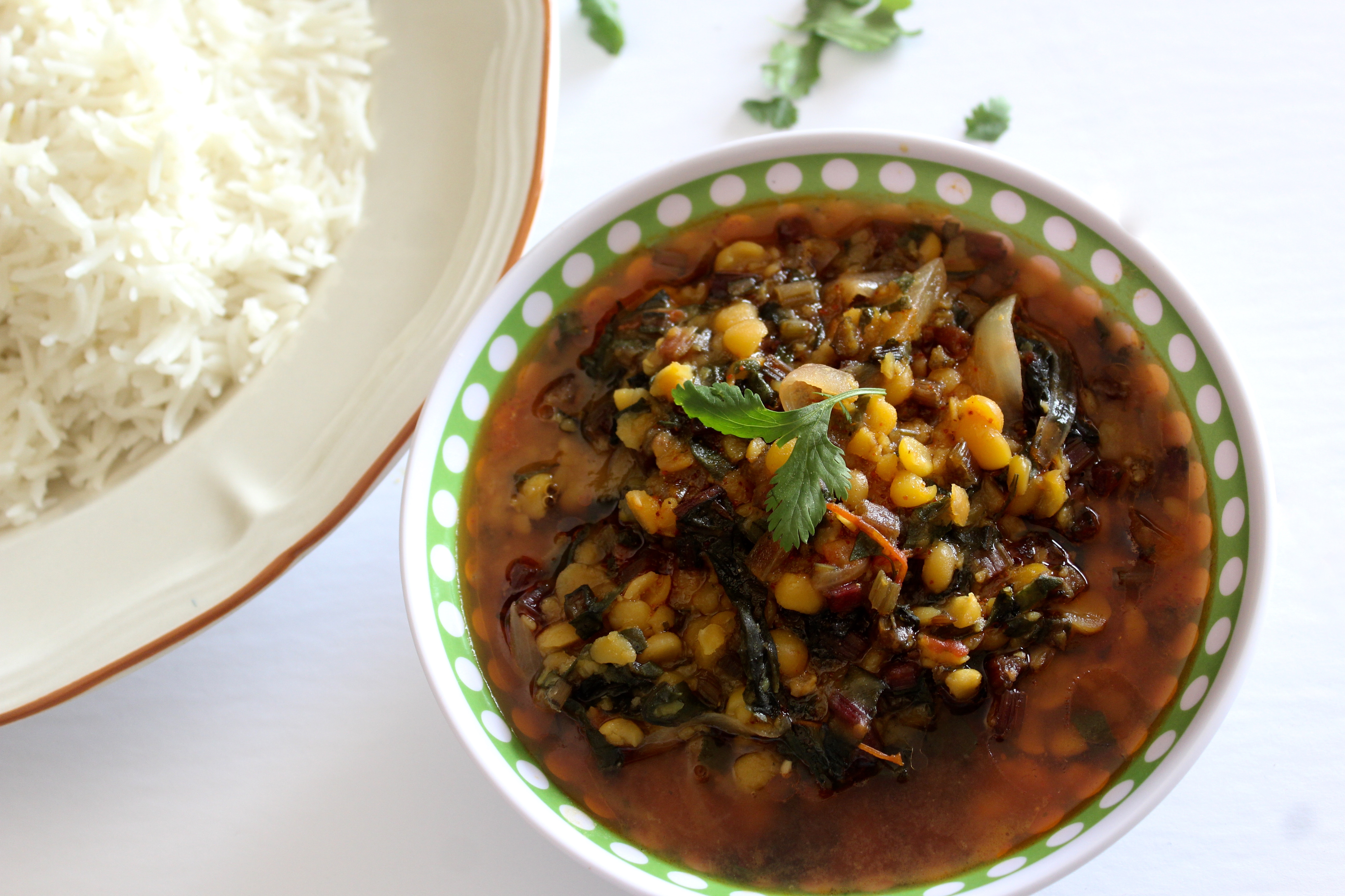 Beet Greens Dal Fry