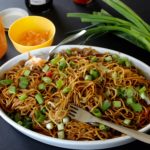 Vegetable Chow Mein (Chinese Noodles with mixed vegetables)