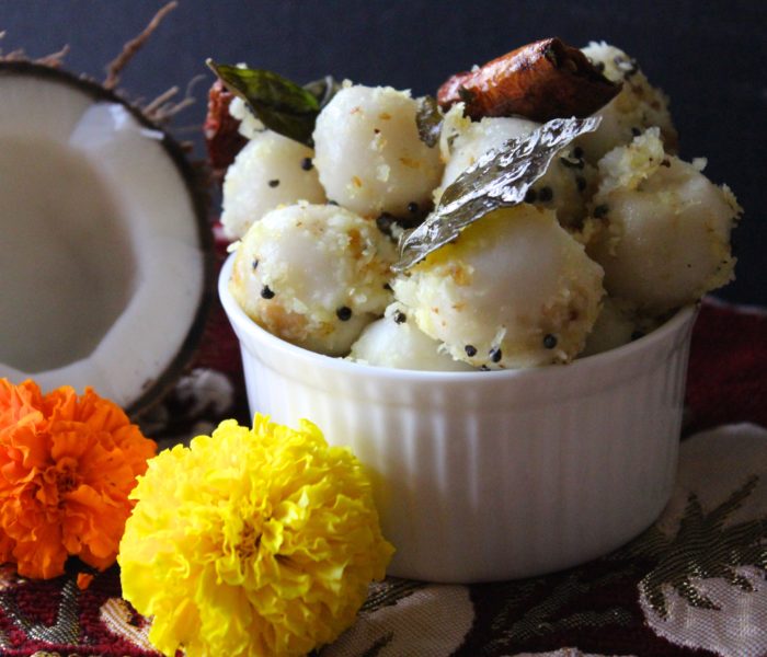 Ammini Kozakattai (steamed rice balls for Ganesh Chaturthi)