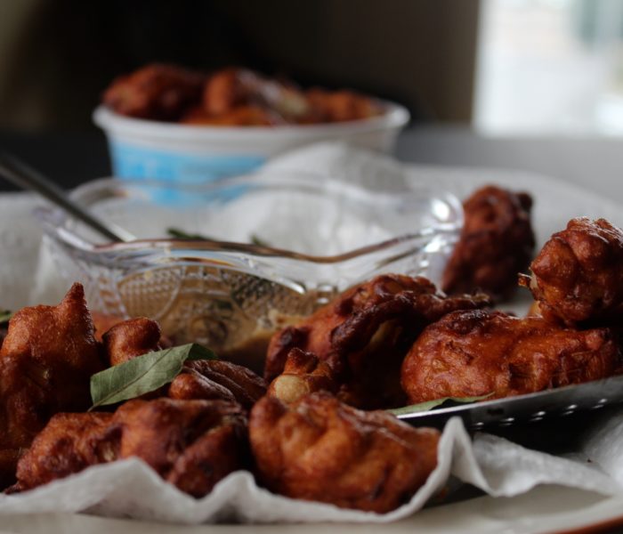 Mysore Bonda (deep fried lentil fritters from the State of Karnataka)