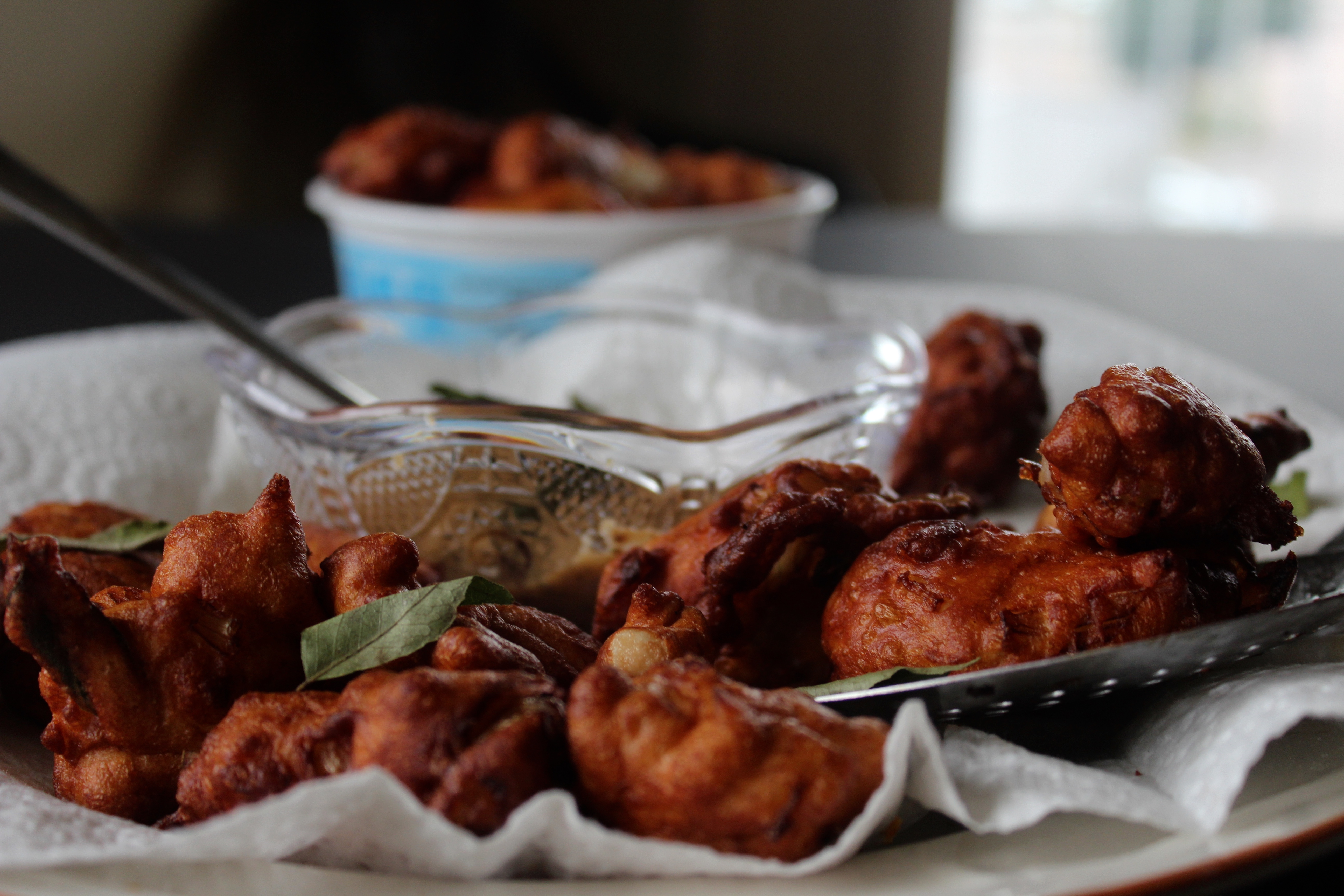 Mysore Bonda (deep fried lentil fritters from the State of Karnataka)