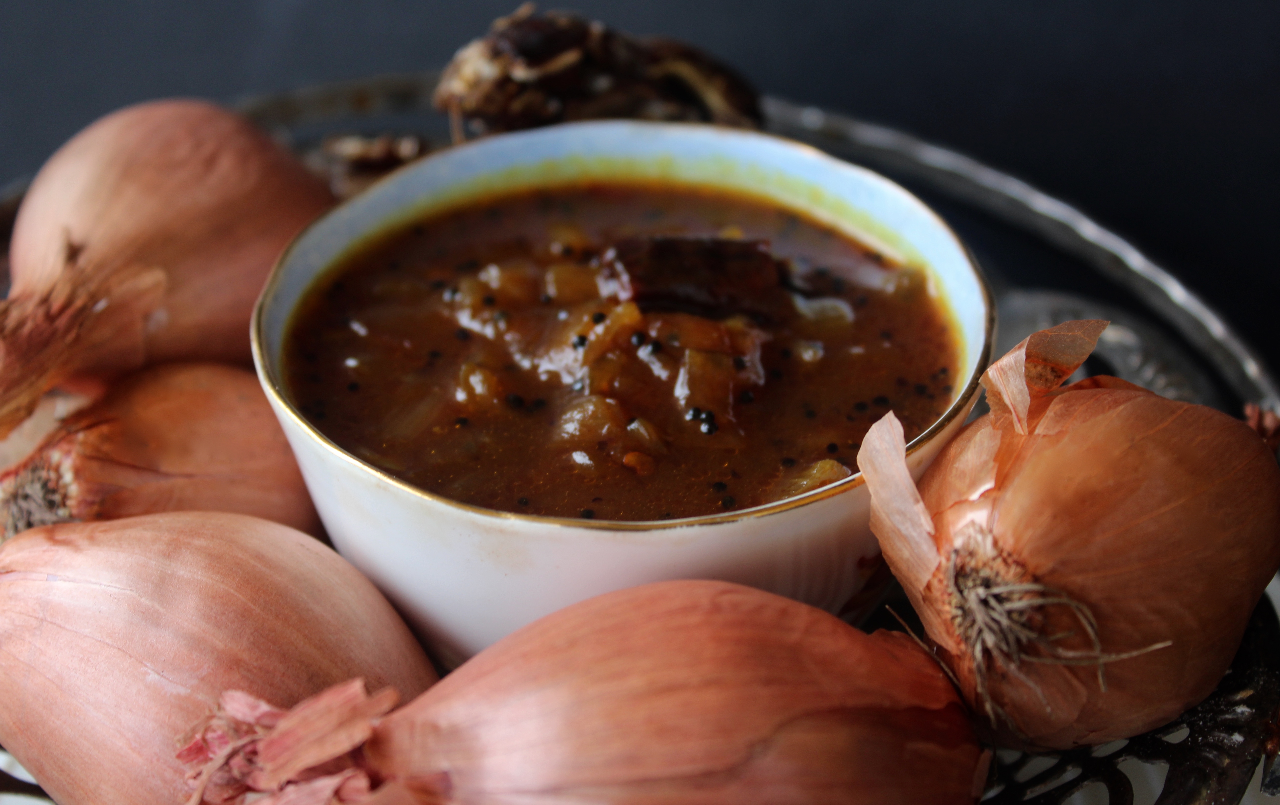 Vengaya Pachadi (a Kerala main course accompaniment)