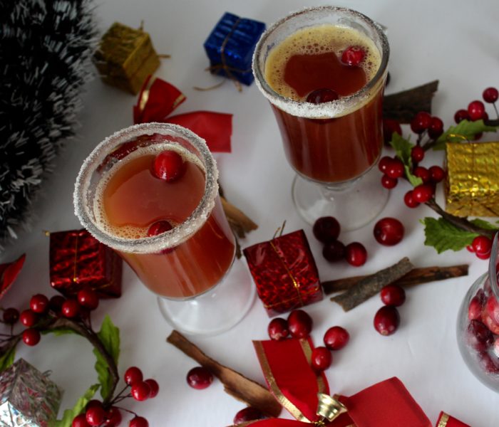 Fruity,Boozy Spiced Christmas Punch